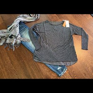 Suzy D London Shimmering black and silver top